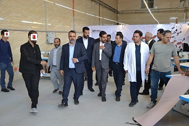 افتتاح کارگاه اشتغال زایی مرکز کاهش آسیب صابران در شهر مشهد